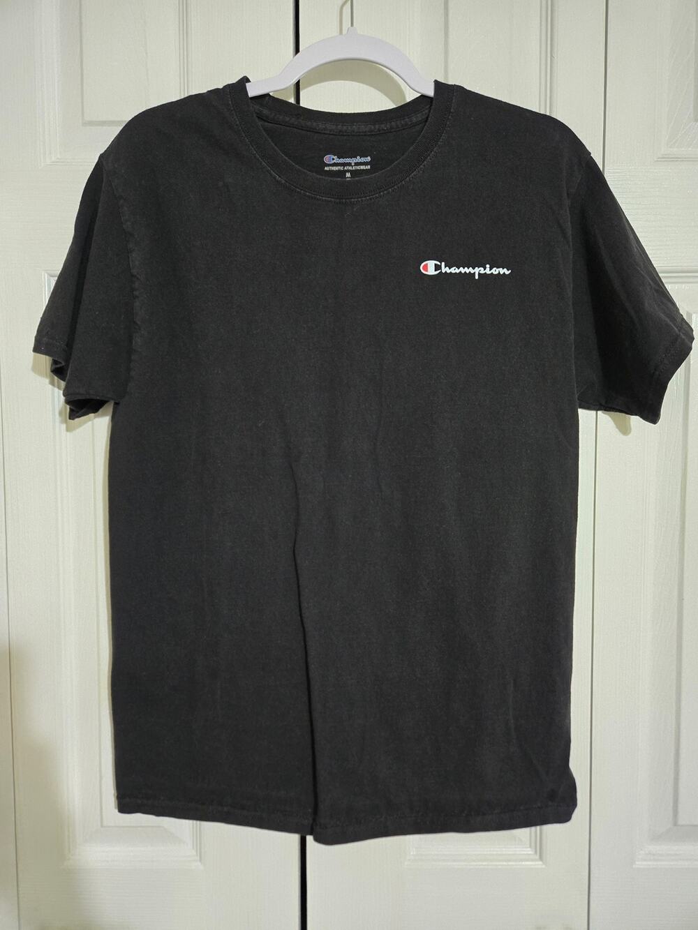 Champion medium men's black basic tee